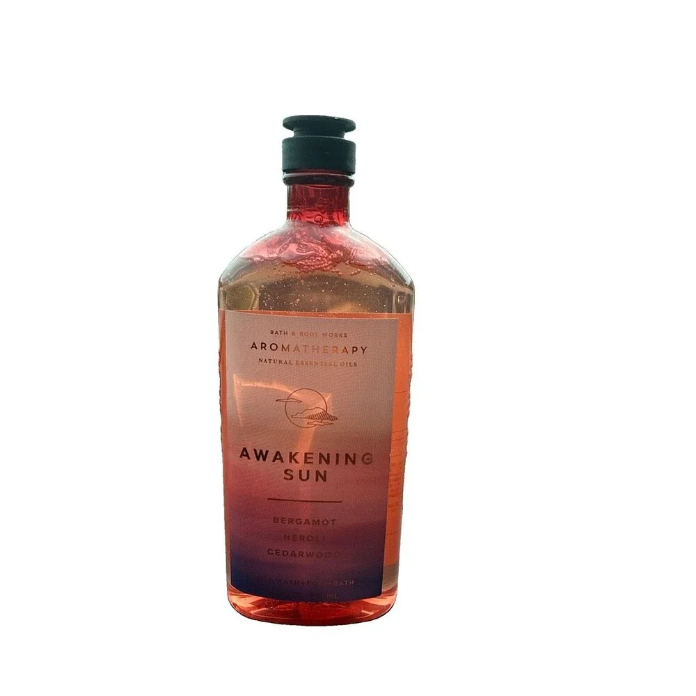 New Bath & Body Works Aromatherapy Awakening Sun Body Wash Foam Bath 10oz Bundle